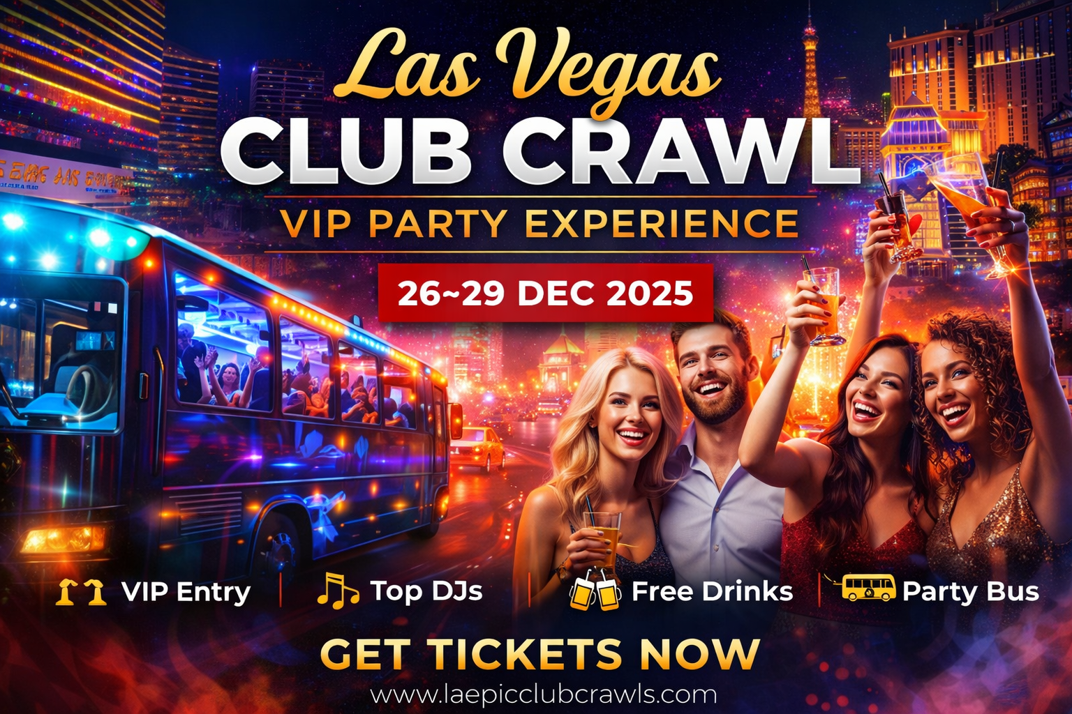 Las Vegas Club Crawl: The Ultimate Party Experience You Can't Miss